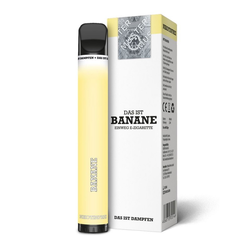 Das ist Dampfen Einweg E-Zigarette Banane