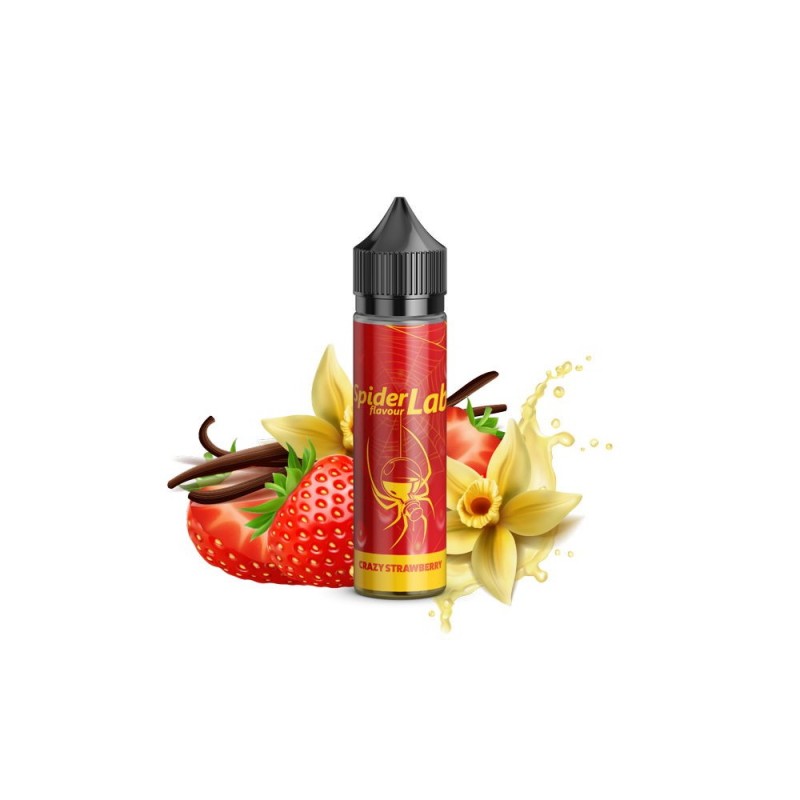 SpiderLab Aroma - Crazy Strawberry - 8 ml (inkl. 6...