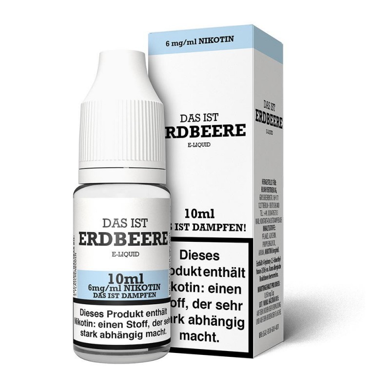 Das ist Dampfen! Erdbeere Liquid