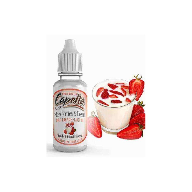 Capella Aroma Strawberries and Cream (13 ml) (Erdb...