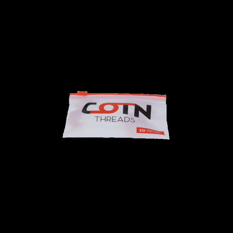 COTN Threads - 20 Wattestränge für 3,0 mm (mit Einfädelhilfe)