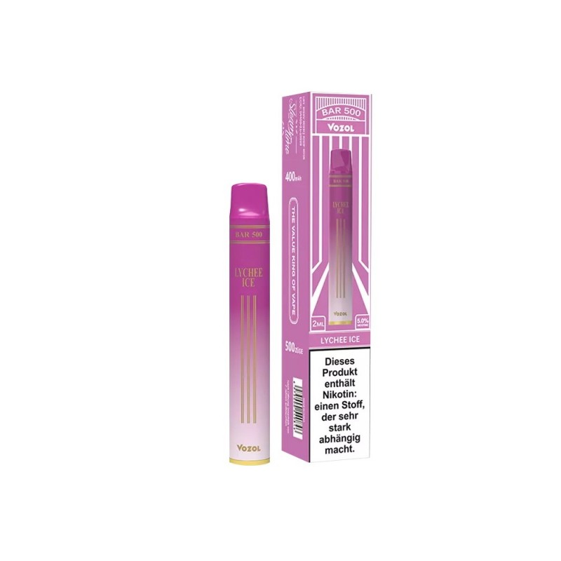 Vozol Bar 500 Einweg E-Zigarette Disposable Lychee...