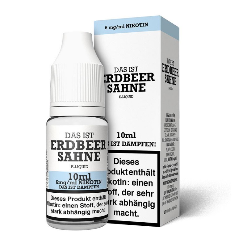 Das ist Dampfen! Erdbeer Sahne Liquid