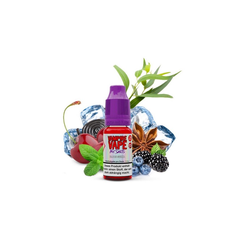 Vampire Vape Nikotinsalz Liquid Blood Sukka