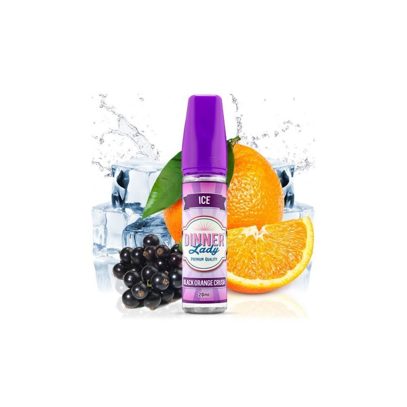 Dinner Lady - Black Orange Crush Ice Longfill Arom...