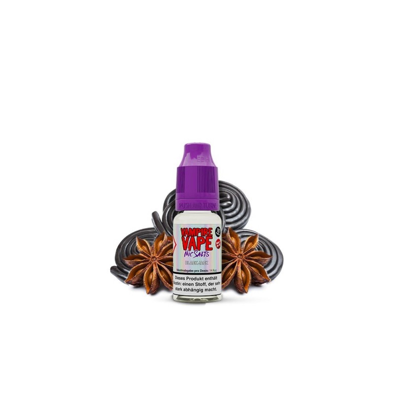 Vampire Vape Nikotinsalz Liquid Black Jack
