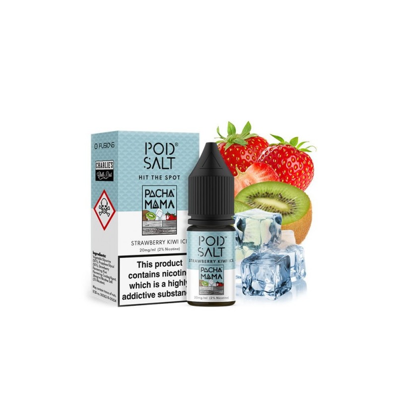 Pod Salt - Strawberry Kiwi Ice (Pacha Mama) - Niko...