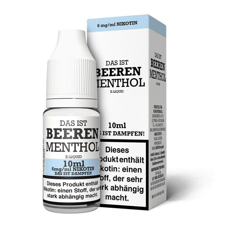 Das ist Dampfen! Beeren Menthol Liquid