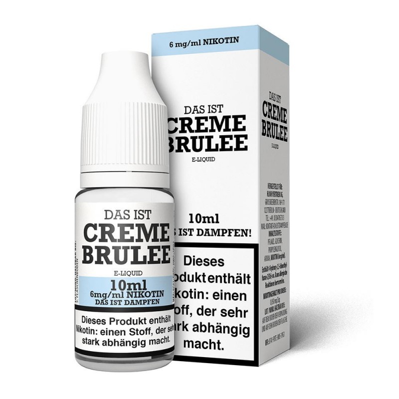 Das ist Dampfen! Creme Brulee Liquid