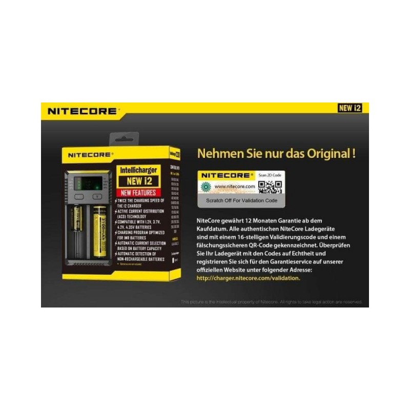 Nitecore New i2 Ladegerät