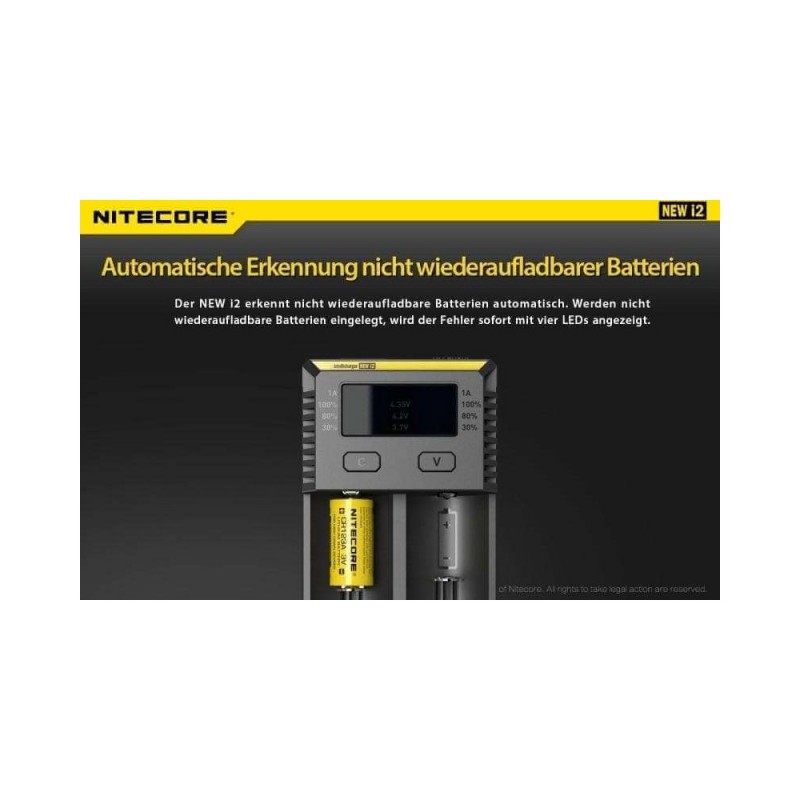 Nitecore New i2 Ladegerät