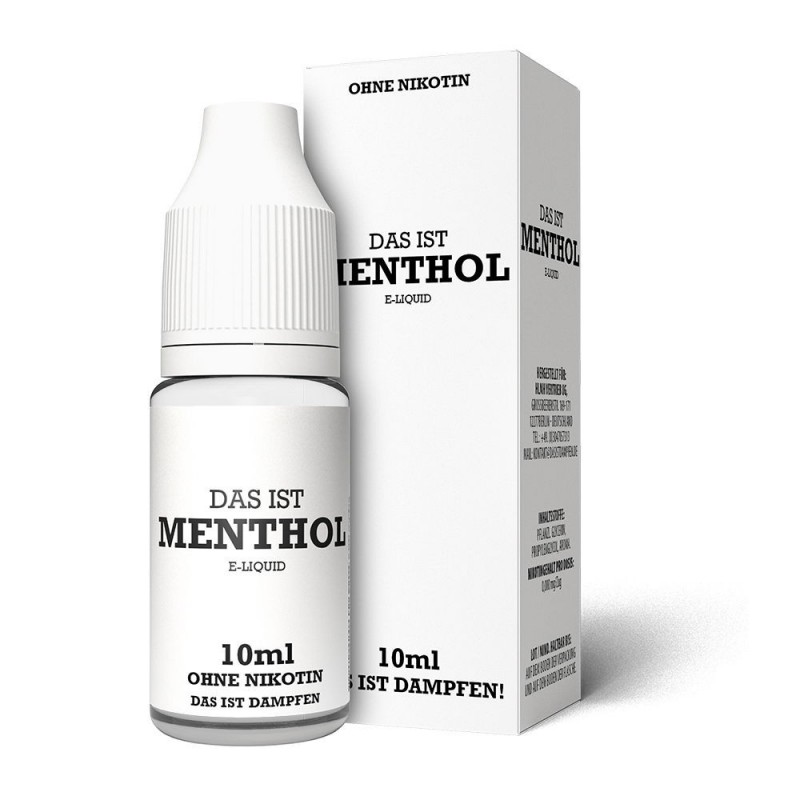 Das ist Dampfen! Menthol Liquid