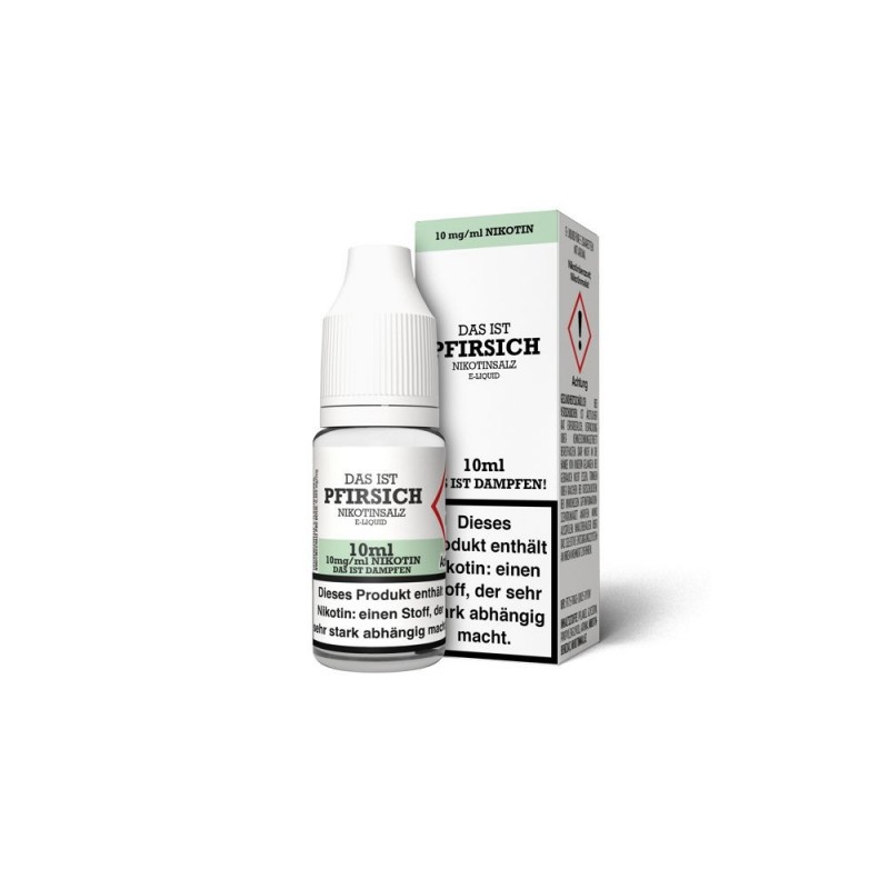 Das ist Dampfen - Pfirsich - Nikotinsalz E-Liquid ...