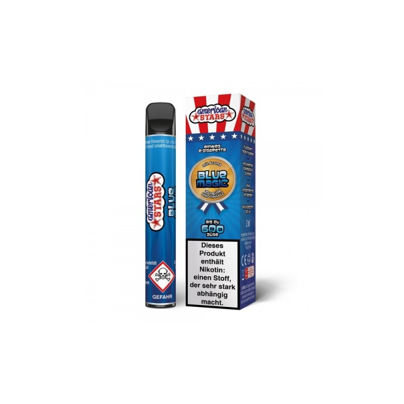 American Stars Einweg E-Zigarette Blue Magic