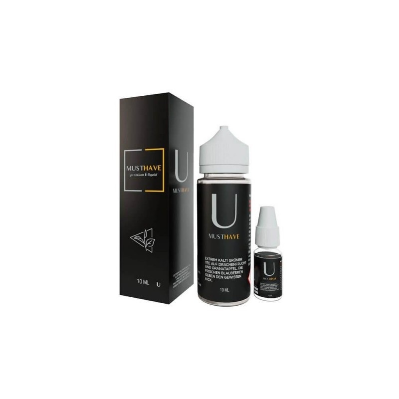 MUST HAVE Aroma U 10 ml (inkl. 120 ml Leerflasche)