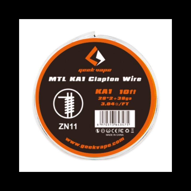 3 Meter GeekVape MTL KA1 Clapton Wire (28GAX2 + 38...