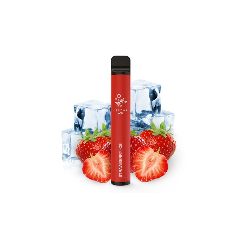 Elf Bar 600 Einweg E-Zigarette Strawberry Ice