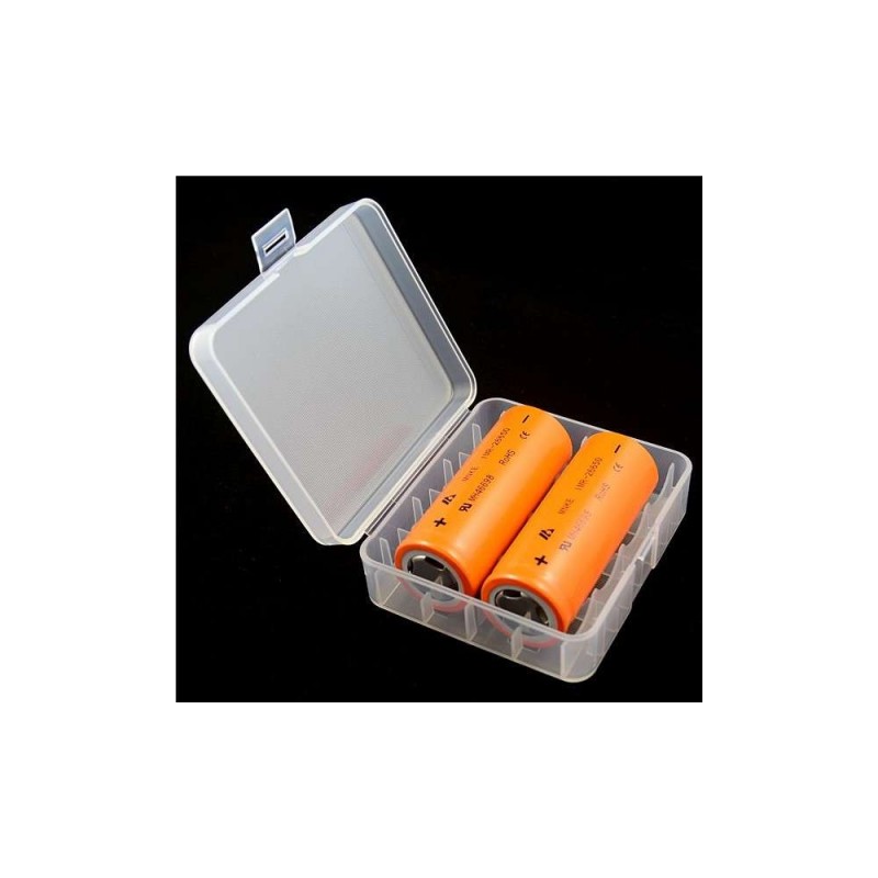 Aufbewahrungsbox D1 für 4x 18650 oder 2x 26650 Li-Ion Akkus