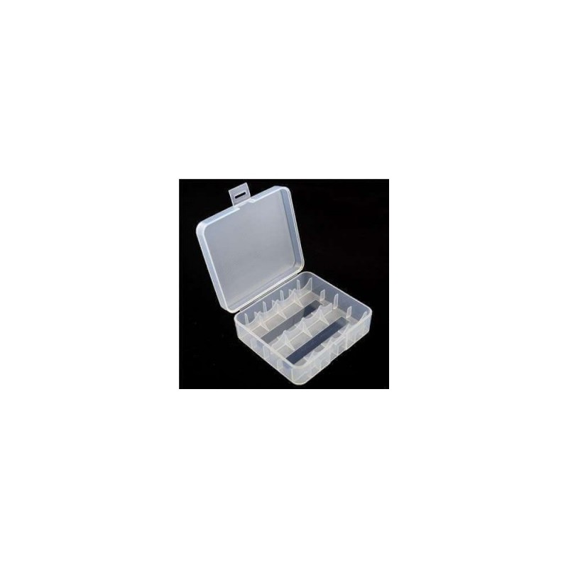 Aufbewahrungsbox D1 für 4x 18650 oder 2x 26650 Li-Ion Akkus