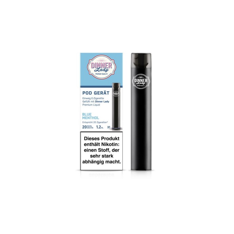 Dinner Lady Einweg E-Zigarette Blue Menthol