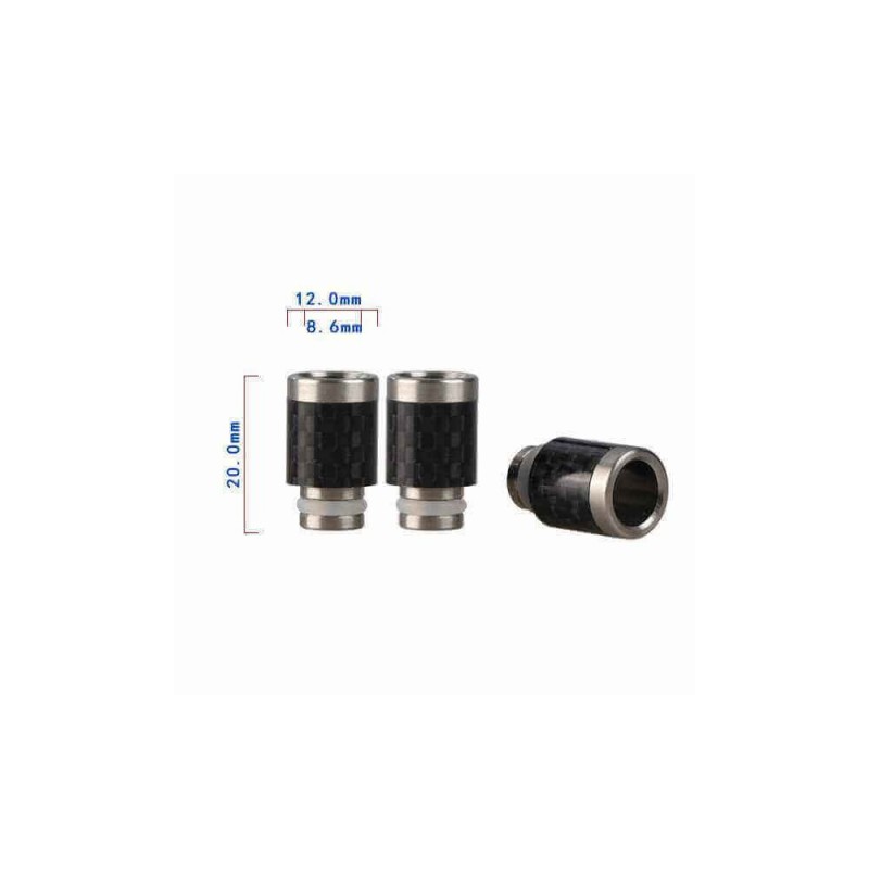510 Carbon Fiber Hybrid Drip Tip 12mm