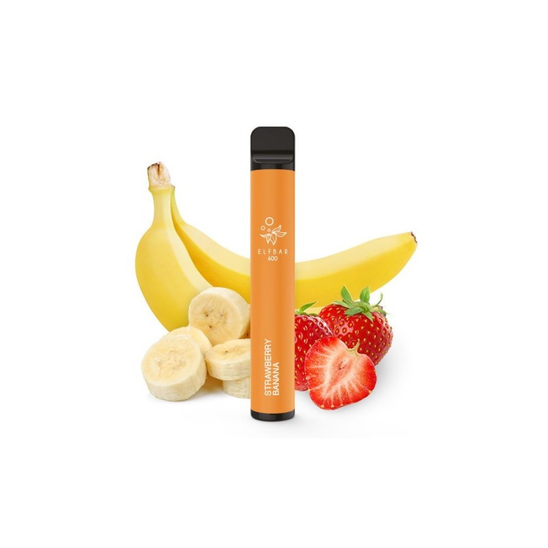 Elf Bar 600 Einweg E-Zigarette Strawberry Banana