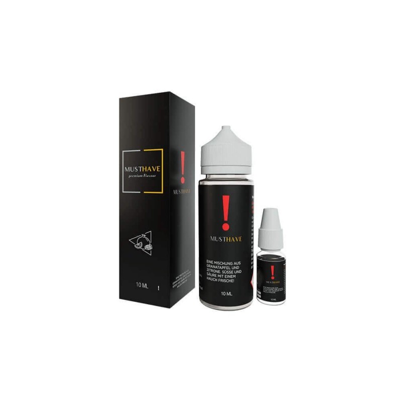 MUST HAVE Aroma Ausrufezeichen 10 ml (inkl. 120 ml Leerflasche)