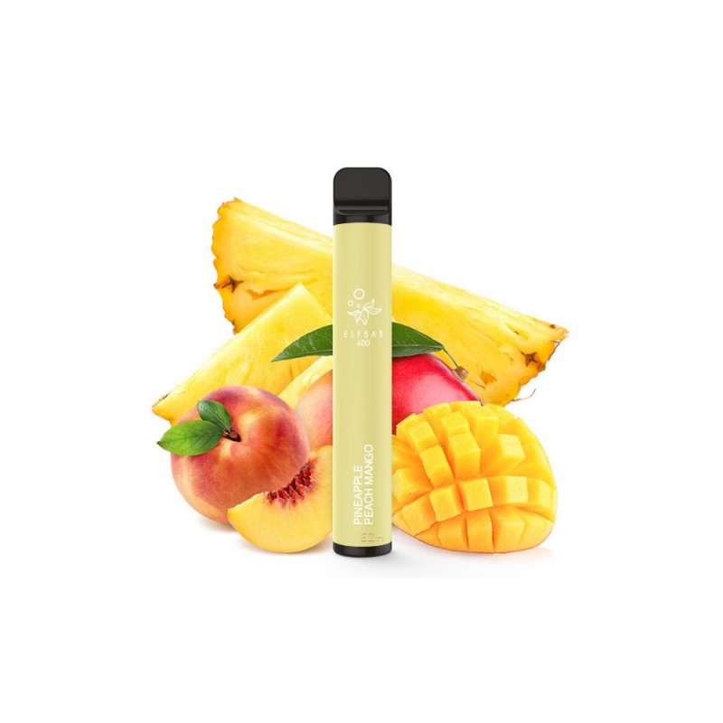 Elf Bar 600 Einweg E-Zigarette Pineapple Peach Man...