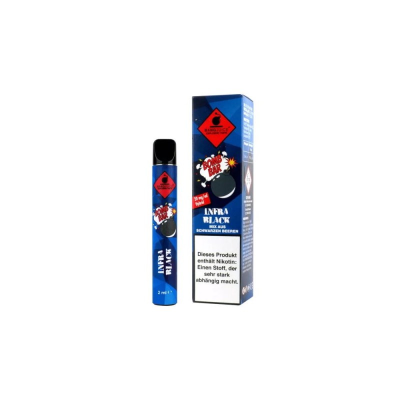 Bang Juice Bomb Bar Einweg E-Zigarette Infrablack