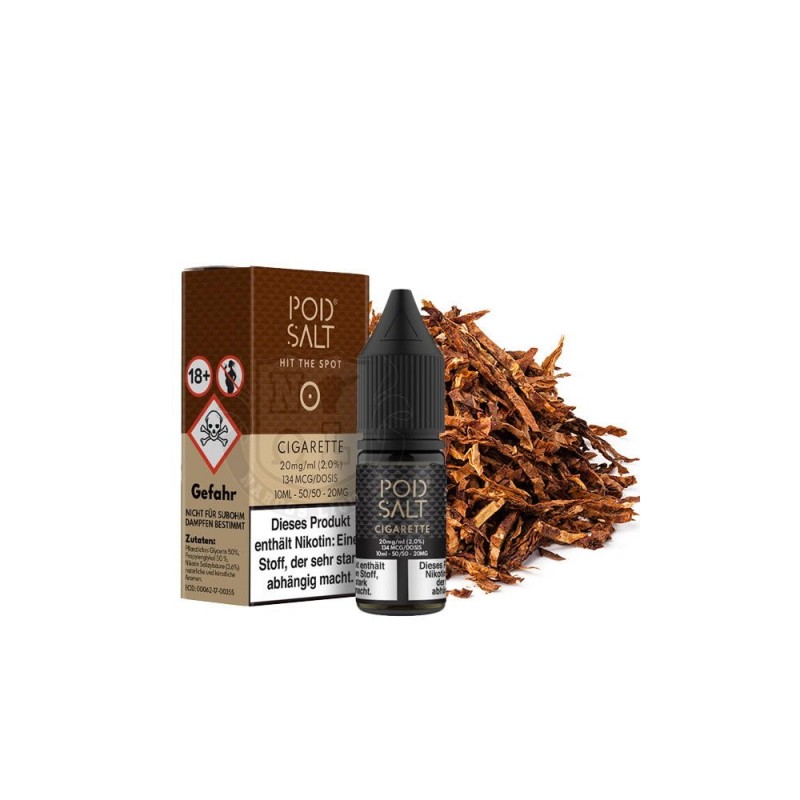 Pod Salt - Cigarette - Nikotinsalz E-Liquid (10 ml...