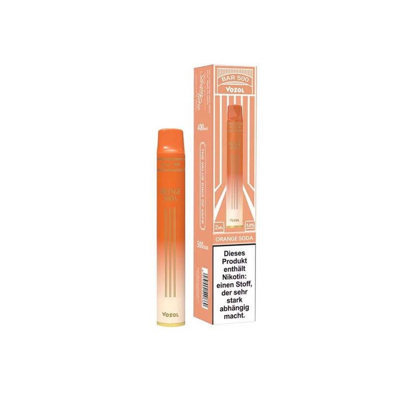 Vozol Bar 500 Einweg E-Zigarette Disposable Orange...