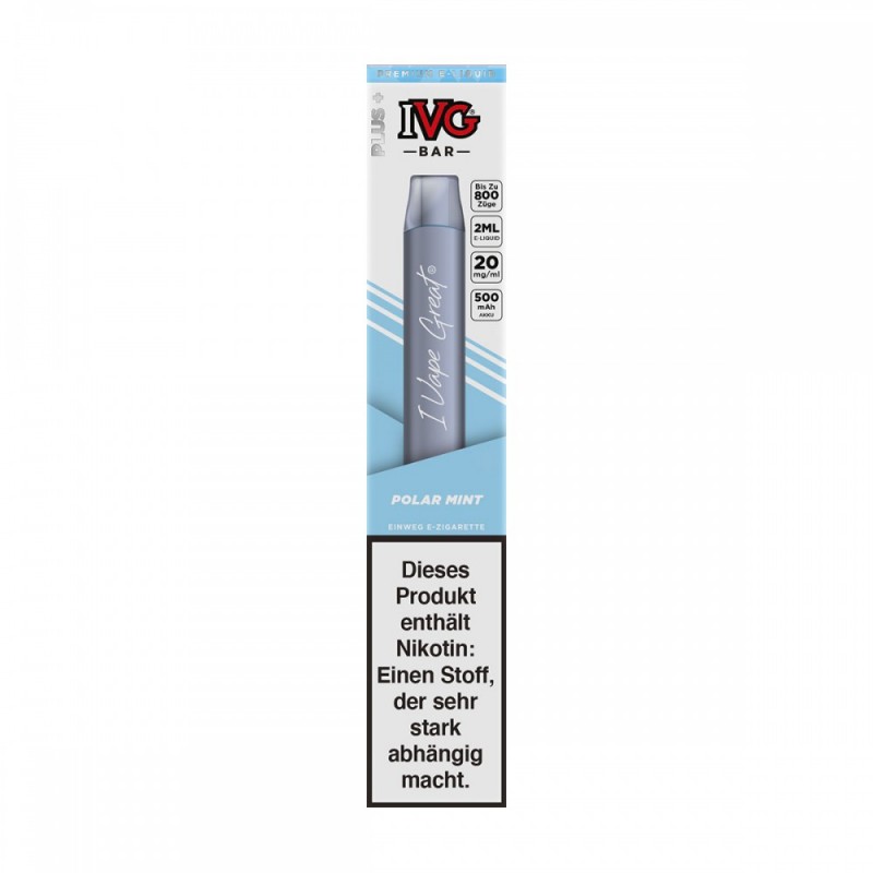 I VG Bar Einweg E-Zigarette Disposable Polar Mint