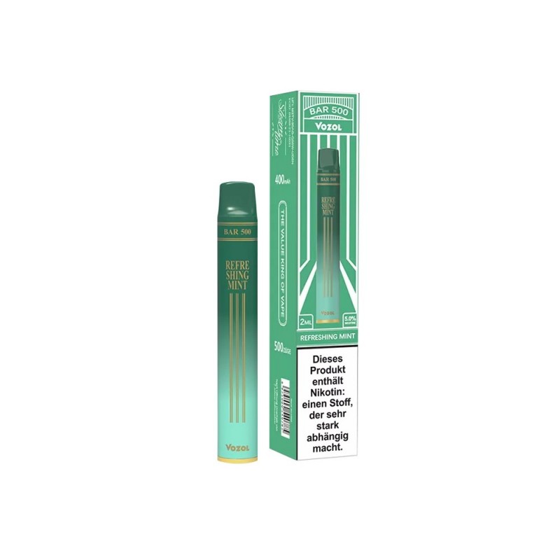 Vozol Bar 500 Einweg E-Zigarette Disposable Refres...