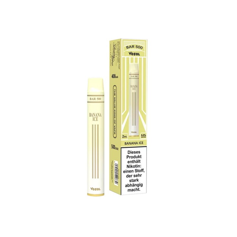 Vozol Bar 500 Einweg E-Zigarette Disposable Banana...