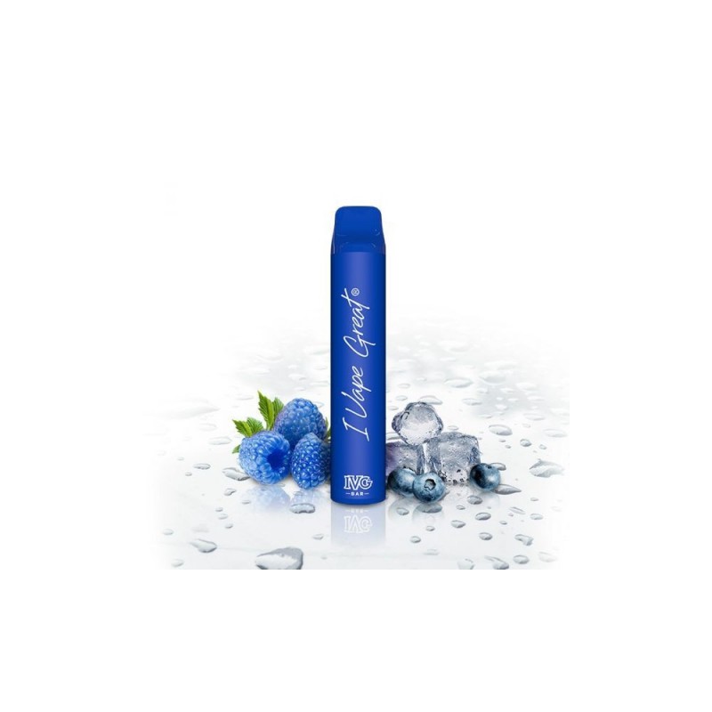 I VG Bar Einweg E-Zigarette Disposable Blue Raspbe...