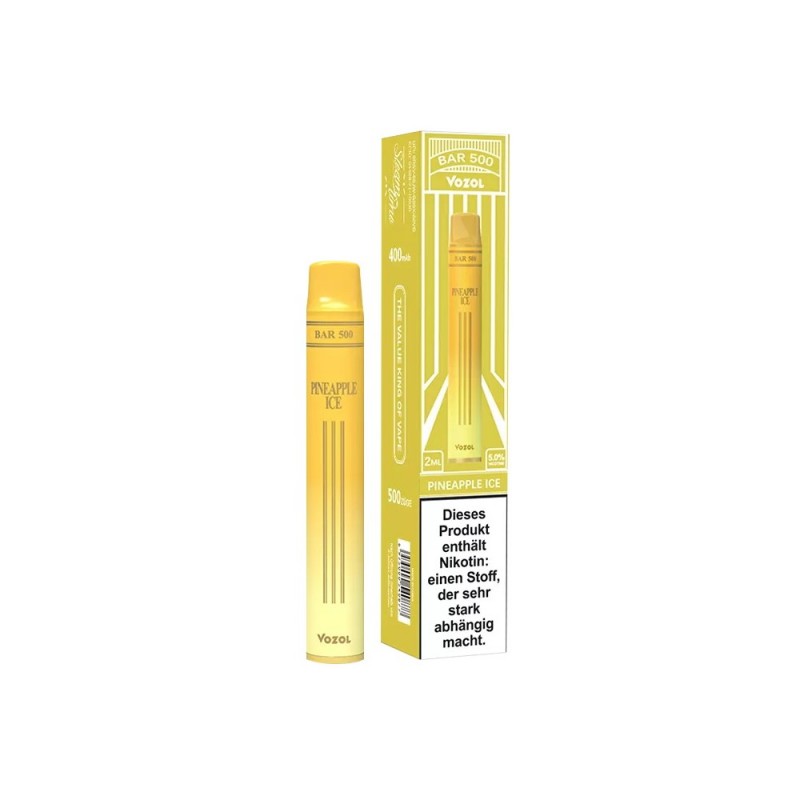 Vozol Bar 500 Einweg E-Zigarette Disposable Pineap...