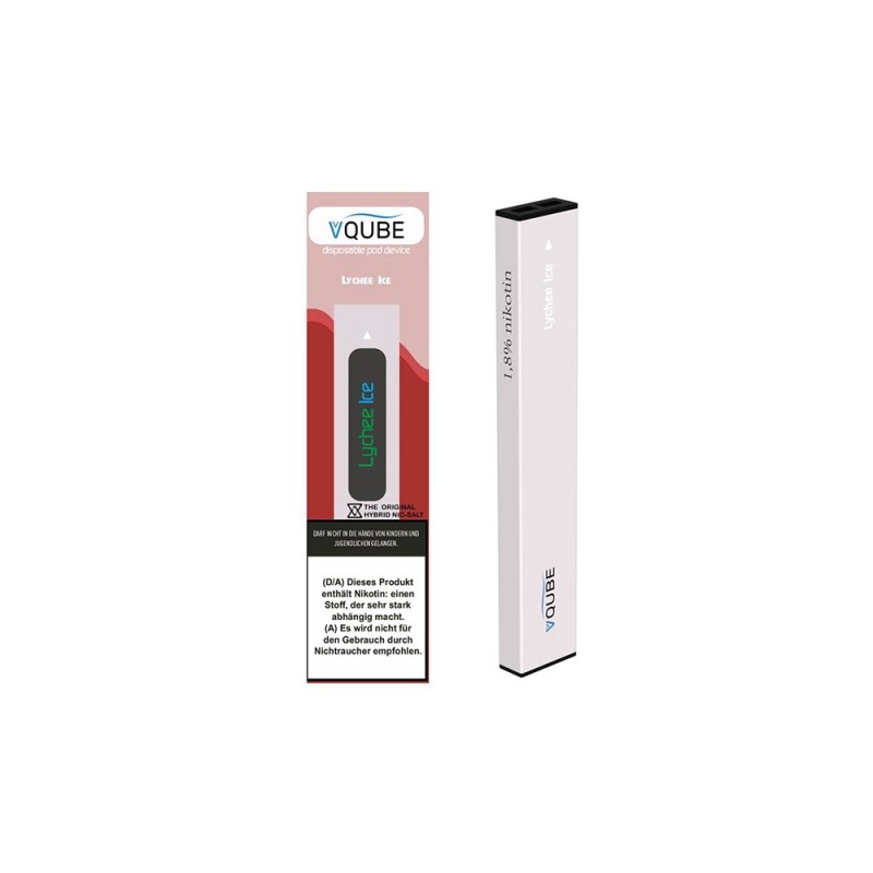 VQube Pod Device Einweg E-Zigarette Lychee Ice