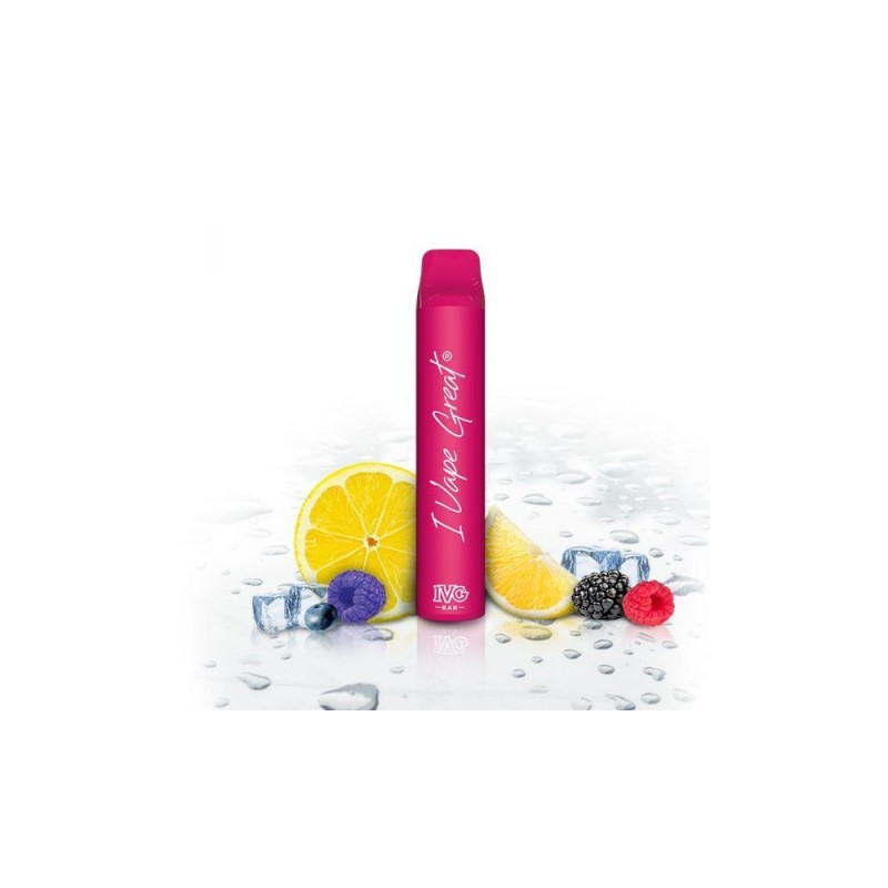 I VG Bar Einweg E-Zigarette Disposable Berry Lemon...