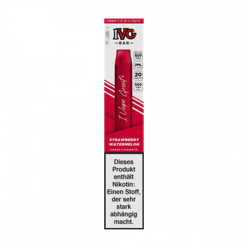I VG Bar Einweg E-Zigarette Disposable Strawberry Watermelon