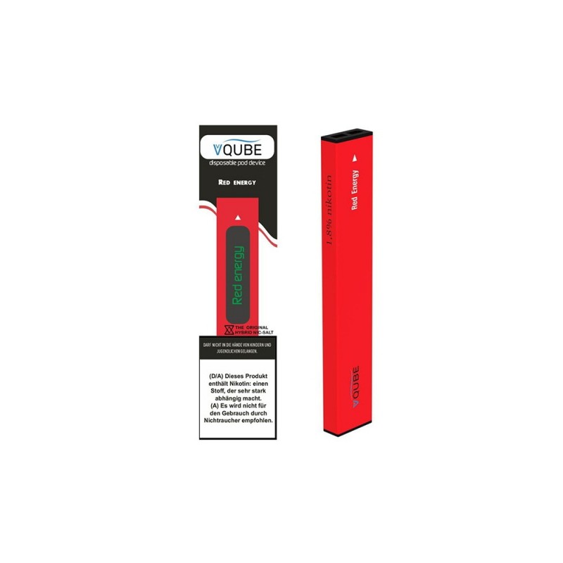 VQube Pod Device Einweg E-Zigarette Red Energy