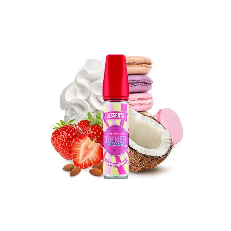 Dinner Lady - Strawberry Macaroon Longfill Aroma (...