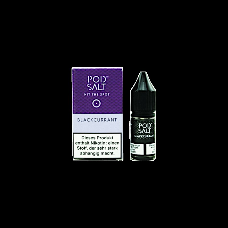 Pod Salt - Blackcurrant - Nikotinsalz E-Liquid (10 ml)