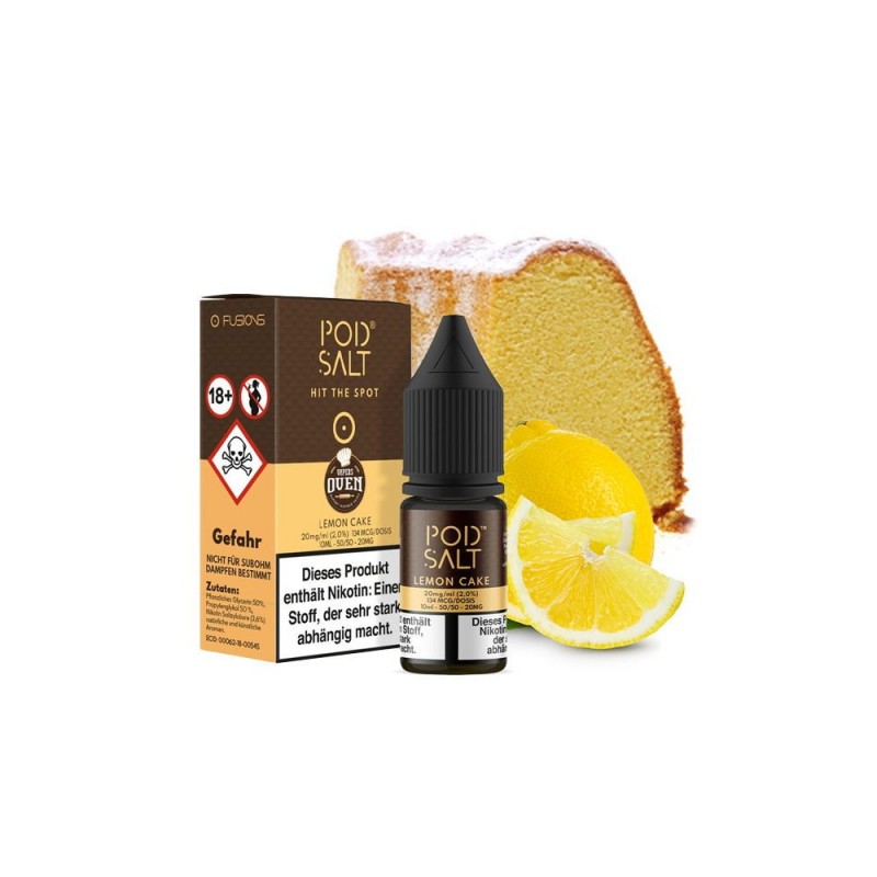 Pod Salt - Lemon Cake (Vaper Oven) - Nikotinsalz E...