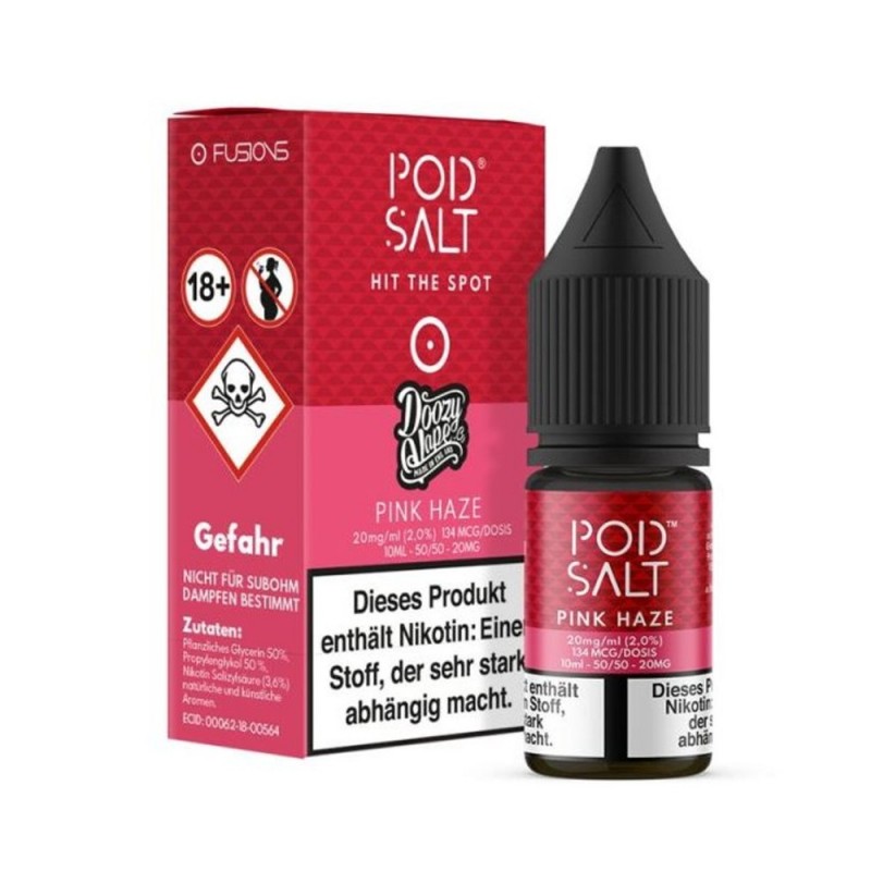 Pod Salt - Pink Haze (Doozy Vape) - Nikotinsalz E-Liquid (10 ml)